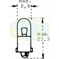 ΛΑΜΠΑ ΕΛΙΑ 12V 3W 