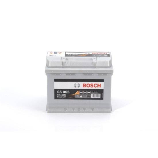BOSCH ΜΠΑΤΑΡΙΑ S5 BLACK LINE (63Ah/610A) ΔΕΞ. 242x175x190 BOSCH ΜΠΑΤΑΡΙΑ S5 BLACK LINE (63Ah/610A) ΔΕΞ. 242x175x190