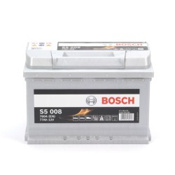 BOSCH ΜΠΑΤΑΡΙΑ S5 BLACK LINE (77Ah/780A) ΔΕΞ. 278x175x190 BOSCH ΜΠΑΤΑΡΙΑ S5 BLACK LINE (77Ah/780A) ΔΕΞ. 278x175x190