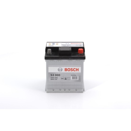 BOSCH ΜΠΑΤΑΡΙΑ S3 GREY LINE (40Ah/340A) ΔΕΞ. 175x175x190 BOSCH ΜΠΑΤΑΡΙΑ S3 GREY LINE (40Ah/340A) ΔΕΞ. 175x175x190