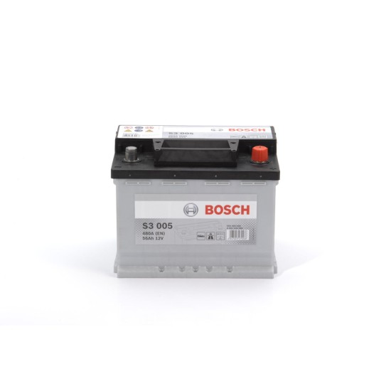 BOSCH ΜΠΑΤΑΡΙΑ S3 GREY LINE (56Ah/480A) ΔΕΞ. 242x175x190 BOSCH ΜΠΑΤΑΡΙΑ S3 GREY LINE (56Ah/480A) ΔΕΞ. 242x175x190