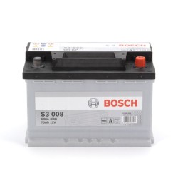 BOSCH ΜΠΑΤΑΡΙΑ S3 GREY LINE (70Ah/640A) ΔΕΞ. 278x175x190 BOSCH ΜΠΑΤΑΡΙΑ S3 GREY LINE (70Ah/640A) ΔΕΞ. 278x175x190