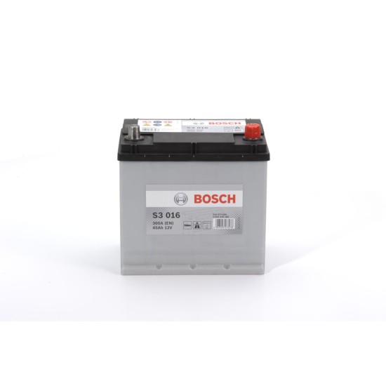 BOSCH ΜΠΑΤΑΡΙΑ S3 GREY LINE (45Ah/300A) ΔΕΞ. 219x135x225 ΧΟΝΤΡΟΣ ΠΟΛΟΣ BOSCH ΜΠΑΤΑΡΙΑ S3 GREY LINE (45Ah/300A) ΔΕΞ. 219x135x225 ΧΟΝΤΡΟΣ ΠΟΛΟΣ