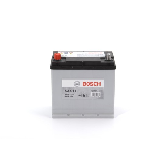 BOSCH ΜΠΑΤΑΡΙΑ S3 GREY LINE (45Ah/300A) ΑΡΙΣΤ. 219x135x225 ΧΟΝΤΡΟΣ ΠΟΛΟΣ BOSCH ΜΠΑΤΑΡΙΑ S3 GREY LINE (45Ah/300A) ΑΡΙΣΤ. 219x135x225 ΧΟΝΤΡΟΣ ΠΟΛΟΣ