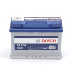 BOSCH ΜΠΑΤΑΡΙΑ S4 BLUE LINE (74Ah/680A) ΔΕΞ. 278x175x190 BOSCH ΜΠΑΤΑΡΙΑ S4 BLUE LINE (74Ah/680A) ΔΕΞ. 278x175x190