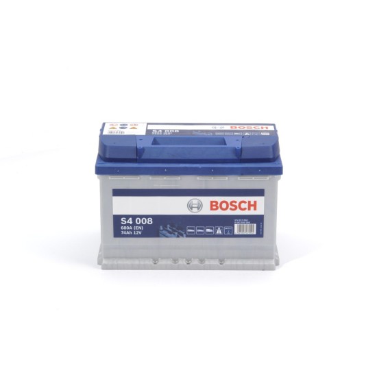 BOSCH ΜΠΑΤΑΡΙΑ S4 BLUE LINE (74Ah/680A) ΔΕΞ. 278x175x190 BOSCH ΜΠΑΤΑΡΙΑ S4 BLUE LINE (74Ah/680A) ΔΕΞ. 278x175x190