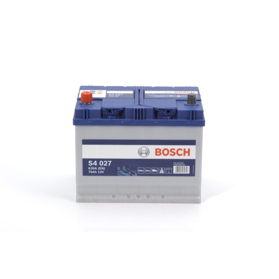 BOSCH ΜΠΑΤΑΡΙΑ S4 BLUE LINE (70Ah/630A) ΑΡΙΣΤ. 261x175x220 BOSCH ΜΠΑΤΑΡΙΑ S4 BLUE LINE (70Ah/630A) ΑΡΙΣΤ. 261x175x220
