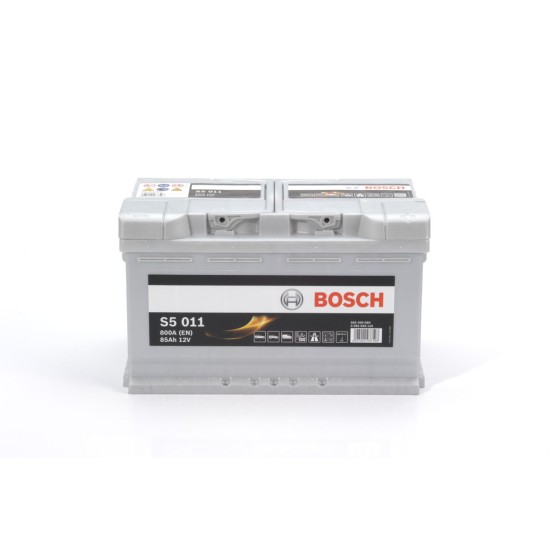 BOSCH ΜΠΑΤΑΡΙΑ S5 BLACK LINE (85Ah/800A) ΔΕΞ. 315x175x190 BOSCH ΜΠΑΤΑΡΙΑ S5 BLACK LINE (85Ah/800A) ΔΕΞ. 315x175x190