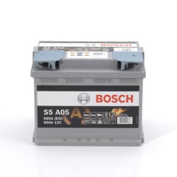 BOSCH ΜΠΑΤΑΡΙΑ S5 AGM START-STOP BLACK LINE (60Ah/680A) ΔΕΞ. 242x175x190 BOSCH ΜΠΑΤΑΡΙΑ S5 AGM START-STOP BLACK LINE (60Ah/680A) ΔΕΞ. 242x175x190