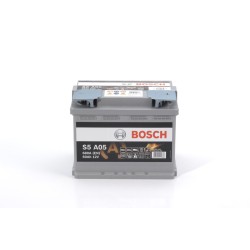 BOSCH ΜΠΑΤΑΡΙΑ S5 AGM START-STOP BLACK LINE (60Ah/680A) ΔΕΞ. 242x175x190