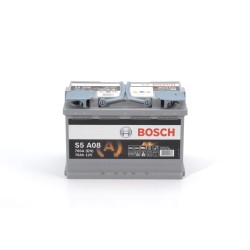 BOSCH ΜΠΑΤΑΡΙΑ S5 AGM START-STOP BLACK LINE (70Ah/760A) ΔΕΞ. 278x175x190