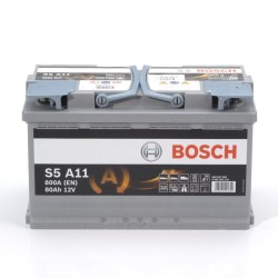 BOSCH ΜΠΑΤΑΡΙΑ S5 AGM START-STOP BLACK LINE (80Ah/800A) ΔΕΞ. 315x175x190 BOSCH ΜΠΑΤΑΡΙΑ S5 AGM START-STOP BLACK LINE (80Ah/800A) ΔΕΞ. 315x175x190