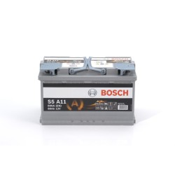 BOSCH ΜΠΑΤΑΡΙΑ S5 AGM START-STOP BLACK LINE (80Ah/800A) ΔΕΞ. 315x175x190