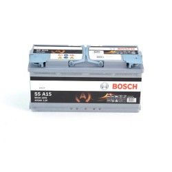 BOSCH ΜΠΑΤΑΡΙΑ S5 AGM START-STOP BLACK LINE (105Ah/950A) ΔΕΞ. 393x175x190