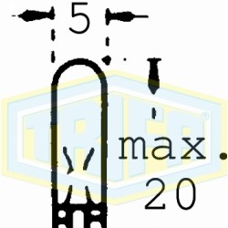 ΛΑΜΠΑ ΨΕΙΡΑ Χ.Κ. 12V 1.2W 