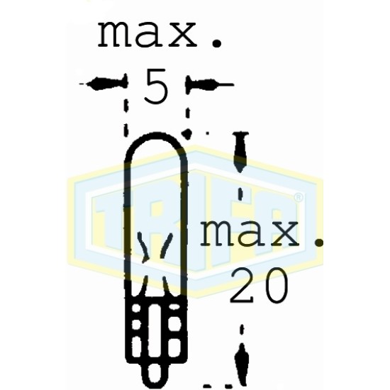 ΛΑΜΠΑ ΨΕΙΡΑ Χ.Κ. 12V 1.2W 