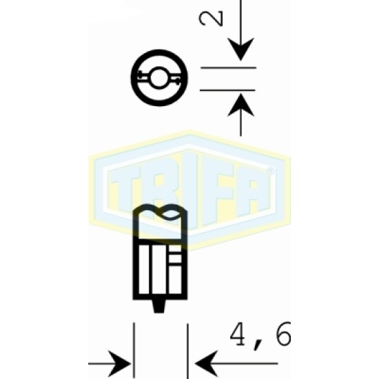 ΛΑΜΠΑ ΨΕΙΡΑ Χ.Κ. 12V 1.2W 