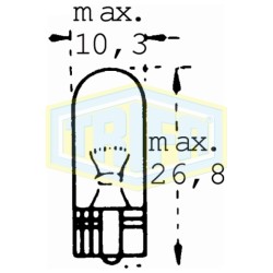 ΛΑΜΠΑ ΕΛΙΑ Χ.Κ. 12V 3W 