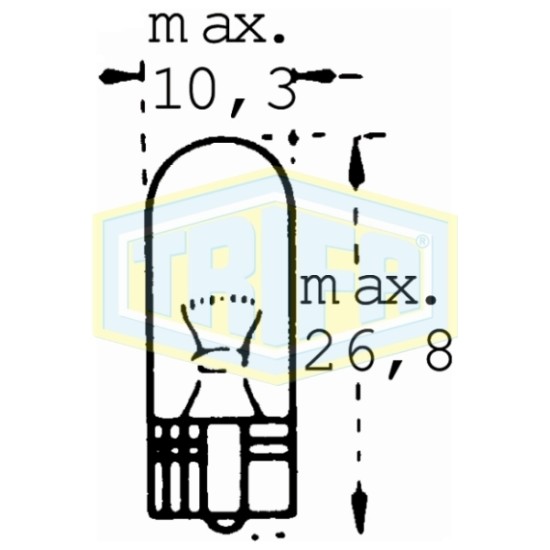 ΛΑΜΠΑ ΕΛΙΑ Χ.Κ. 12V 3W 