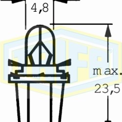 ΛΑΜΠΑ ΨΕΙΡΑ Χ.Κ. Μ.Ν 12V 1.2W 