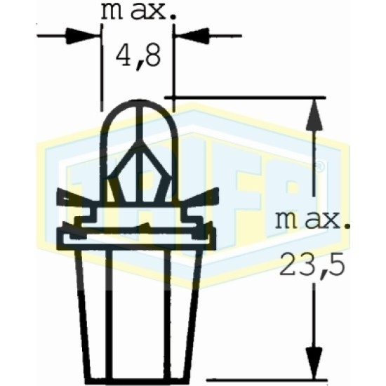 ΛΑΜΠΑ ΨΕΙΡΑ Χ.Κ. Μ.Ν 12V 1.2W 