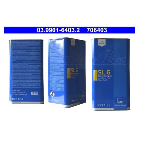 ATE ΥΓΡΟ ΦΡΕΝΩΝ SL.6 DOT4 5L