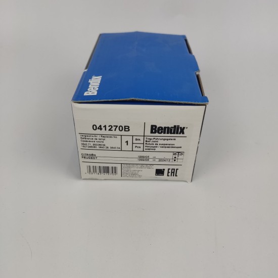 ΜΠΑΛΑΚΙ ΨΑΛΙΔΙΟΥ L+R BENDIX 041270B – C5 I/II, 406, 605, XANTIA, XM, 405