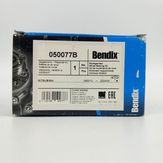 ΣΕΤ ΡΟΥΛΕΜΑΝ ΤΡΟΧΟΥ BENDIX 050077B – MITSUBISHI L300 / L200 / PAJERO I ΣΕΤ ΡΟΥΛΕΜΑΝ ΤΡΟΧΟΥ BENDIX 050077B – MITSUBISHI L300 / L200 / PAJERO I