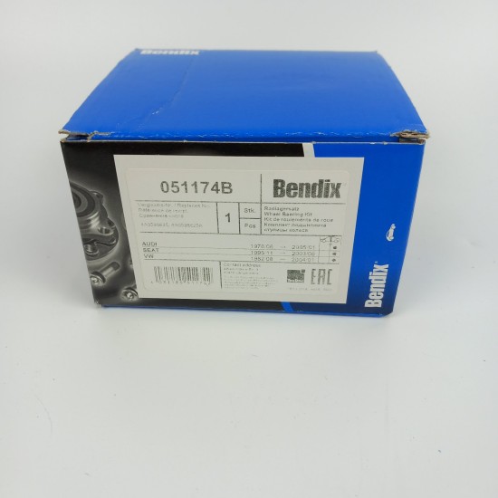 ΣΕΤ ΡΟΥΛΕΜΑΝ ΤΡΟΧΟΥ BENDIX 051174B AUDI 80/100/A4/A6, VW CADDY, SEAT INCA ΣΕΤ ΡΟΥΛΕΜΑΝ ΤΡΟΧΟΥ BENDIX 051174B AUDI 80/100/A4/A6, VW CADDY, SEAT INCA