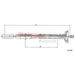 ΣΥΡΜΑ ΣΥΜΠΛΕΚΤΗ METZGER 10.340 – VW GOLF II, JETTA II / SEAT TOLEDO ΣΥΡΜΑ ΣΥΜΠΛΕΚΤΗ METZGER 10.340 – VW GOLF II, JETTA II / SEAT TOLEDO