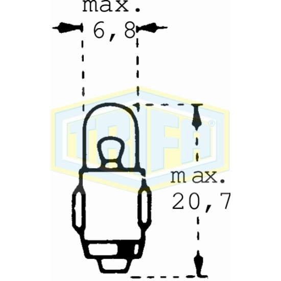 ΛΑΜΠΑ ΨΕΙΡΑ 12V 2W 