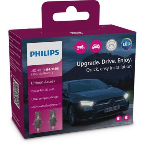 PHILIPS 11342U2500CX LED H4 Ultinon Access PHILIPS 11342U2500CX LED H4 Ultinon Access