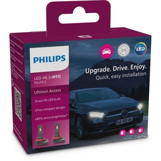 PHILIPS 11362U2500CX LED H11 Ultinon Access