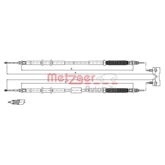 ΣΥΡΜΑ ΧΕΙΡΟΦΡΕΝΟΥ ΠΙΣΩ L+R METZGER 11.5770 – OPEL CORSA D ΣΥΡΜΑ ΧΕΙΡΟΦΡΕΝΟΥ ΠΙΣΩ L+R METZGER 11.5770 – OPEL CORSA D
