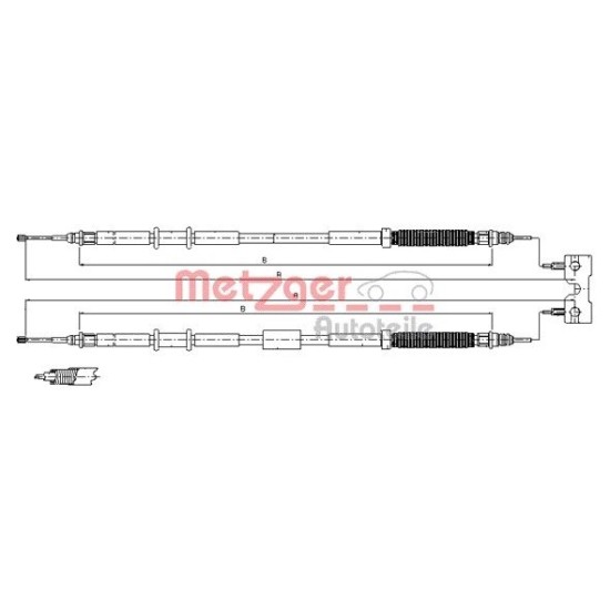 ΣΥΡΜΑ ΧΕΙΡΟΦΡΕΝΟΥ ΠΙΣΩ L+R METZGER 11.5771 – OPEL CORSA D ΣΥΡΜΑ ΧΕΙΡΟΦΡΕΝΟΥ ΠΙΣΩ L+R METZGER 11.5771 – OPEL CORSA D