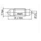 PHILIPS 11854WU60X1 12V 1W 4000K