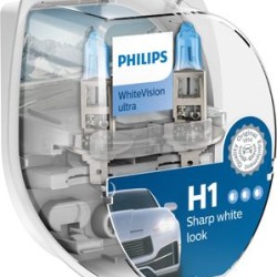 PHILIPS 12258WVUSM ΣΕΤ H1 WHITE VISION ULTRA
