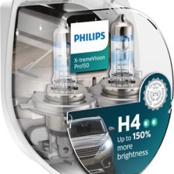 PHILIPS 12342XVPS2 ΣΕΤ H4 X-TREME VISION PRO 150
