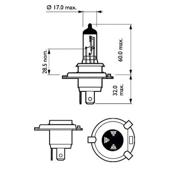PHILIPS 12342XVPS2 ΣΕΤ H4 X-TREME VISION PRO 150 PHILIPS 12342XVPS2 ΣΕΤ H4 X-TREME VISION PRO 150