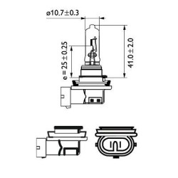 PHILIPS 12361C1 H9 12V-65W