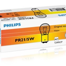 PHILIPS 12495CP 12V 21/5W (ΚΟΚΚΙΝΗ)