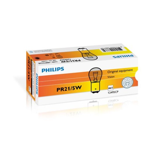 PHILIPS 12495CP 12V 21/5W (ΚΟΚΚΙΝΗ) PHILIPS 12495CP 12V 21/5W (ΚΟΚΚΙΝΗ)