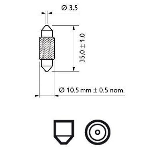 PHILIPS 12854CP 12V-10W