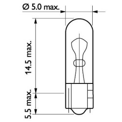 PHILIPS 13516CP WB T5 24V