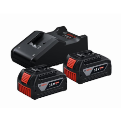 Bosch Professional Starter Set (2x4.0Ah; GAL 18V-40) 2 μπαταρίες λιθίου