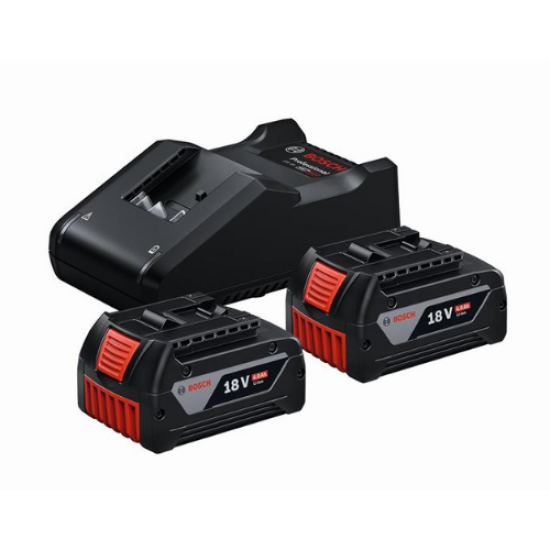 Bosch Professional Starter Set (2x4.0Ah; GAL 18V-40) 2 μπαταρίες λιθίου