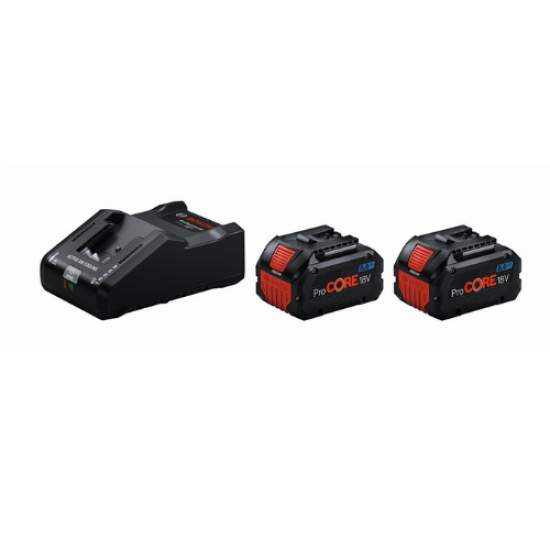 Bosch Professional ProCORE18V, 8,0 Ah + GAL 18-160 C 2 μπαταρίες λιθίου