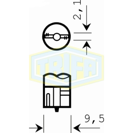 ΛΑΜΠΑ ΕΛΙΑ Χ.Κ. 12V 5W 