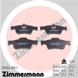 ΣΕΤ ΤΑΚΑΚΙΑ ΠΙΣΩ ZIMMERMANN ΣΕΤ ΤΑΚΑΚΙΑ ΠΙΣΩ ZIMMERMANN