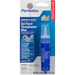 PERMATEX MEDIUM STRENGTH THREADLOCKER BLUE GEL 10GR